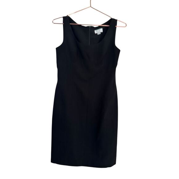 Vintage BCBGMAXAZRIA Women's Black Sleeveless Sheath Mini Dress Size 4 Y2K - Picture 1 of 14